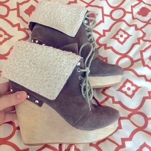 Naughty Monkey Wedged Booties